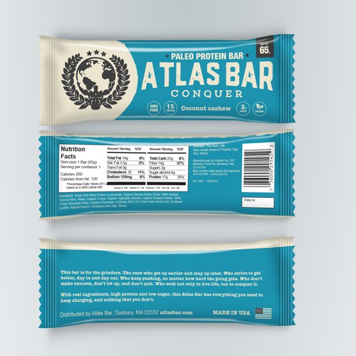 Protein Bar Needs Powerful New Packaging Design by dannymerrion