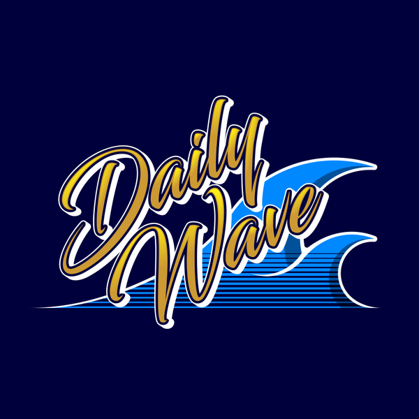 A strong brand logo for 'Daily Wave' fashion start up