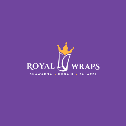 Logo for a fast food restaurant specializing in wraps. Diseño de adipvtra™