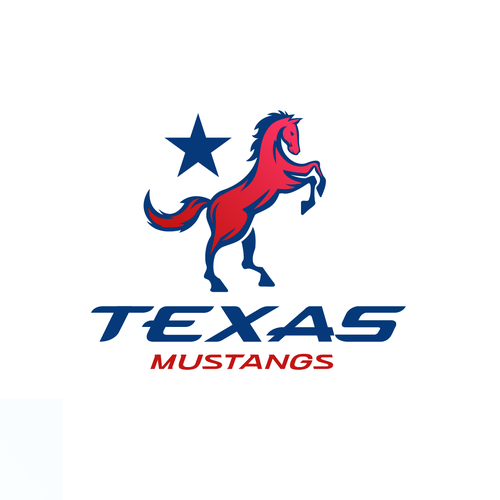 Diseño de Texas Mustangs de rulasic