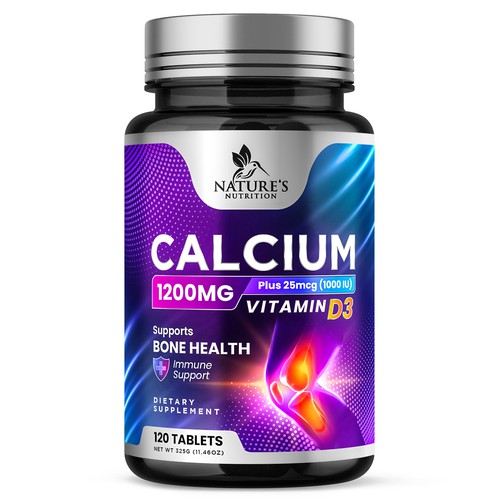 Calcium Plus Vitamin D3 Design Needed for Nature's Nutrition Design by Davi Giolo ★