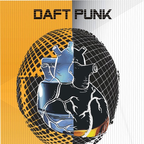 99designs community contest: create a Daft Punk concert poster Design by h3artstudio