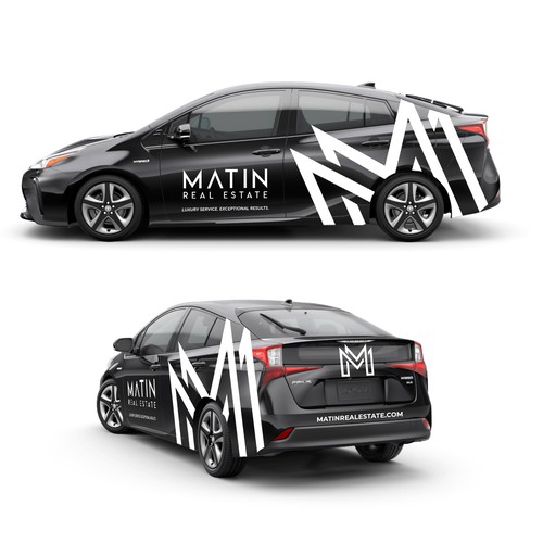 Luxury Real Estate Firm Prius Wrap Design by magnificent 7&co