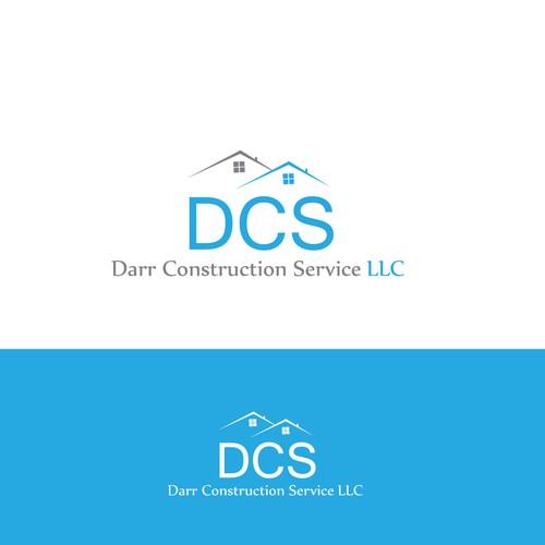 DCS Darr Construction Services Business logo!!!!! Design by Smaller Art
