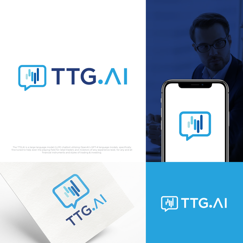 AI Financial Technology Logo Design by okydelarocha