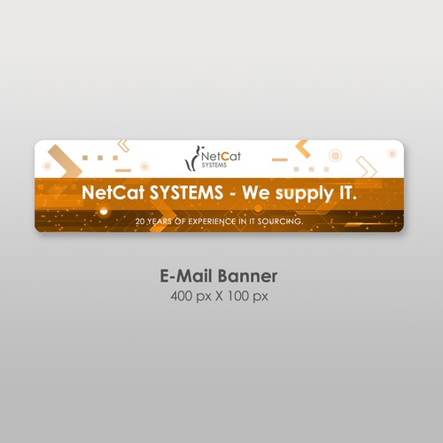 Need a e-mail banner design Design by Wisden