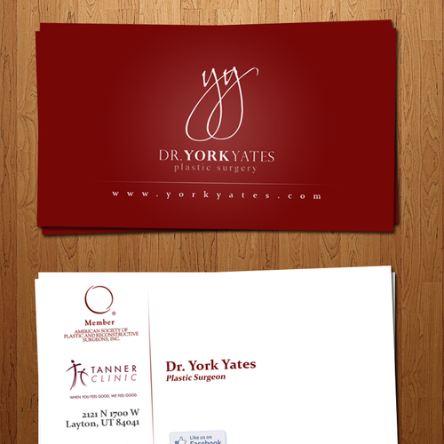 Dr. York Yates Plastic Surgery - business card Design by Mo Camara