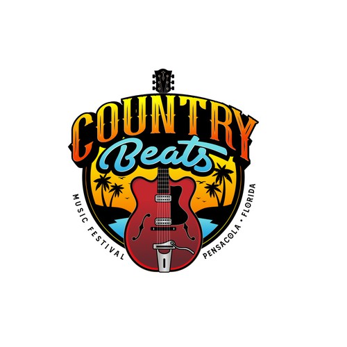 Iconic logo for iconic event for country music festivals in Florida Design by haganhuga