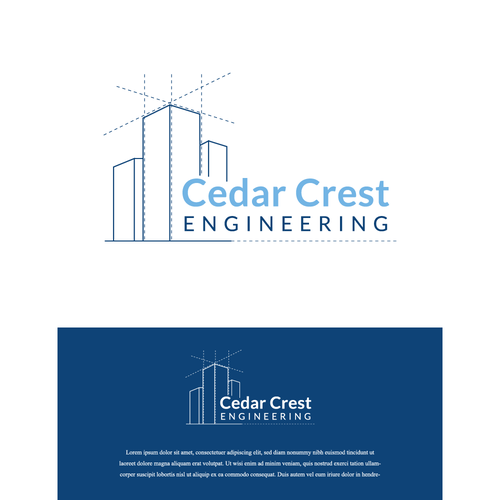Design a Modern layered logo for a civil engineering company Design by Tan_Jila