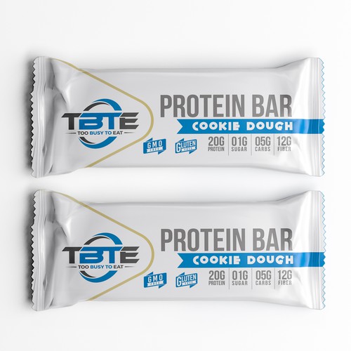 Design Design a unique protein bar wrapper for Too Busy To Eat por Space pilot