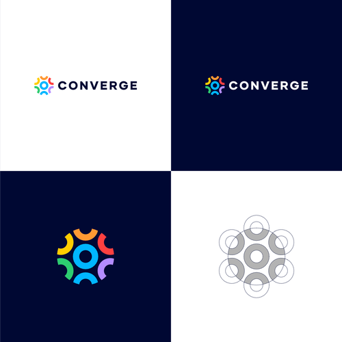 Logo for Converge event-ontwerp door Rudest™