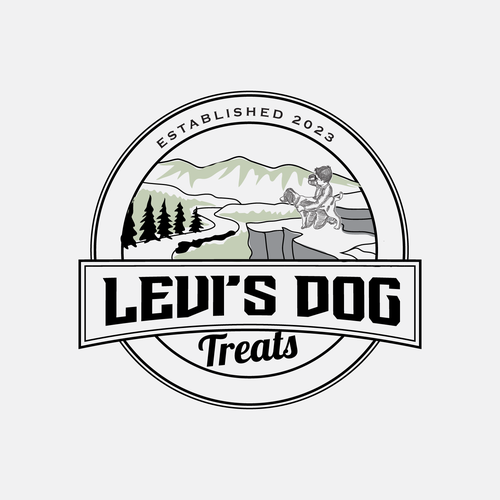 Design a logo for a freeze dried food Dog company! Design by Wuiing!