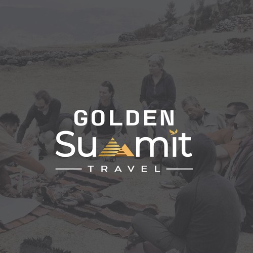 Wordmark logo for travel company looking to elevate (summit) travel experiences Design by Eeshu