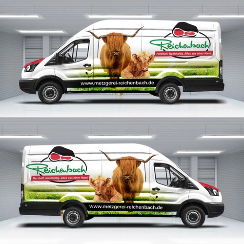 Enviroment friendly Butcher Car Design Design by Tanny Dew ❤︎