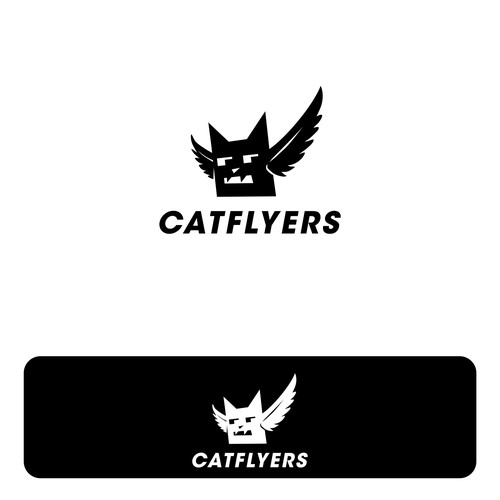 Design di Blend images to create flying cat sneaker logo: CATFLYERS di Gunsganesh