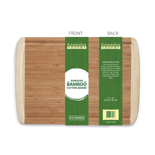 Mini WD Logo Organic Bamboo Cutting Board