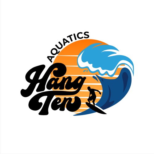 Hang Ten Aquatics . Motorized Surfboards YOUTHFUL Ontwerp door thatBeardyGuy