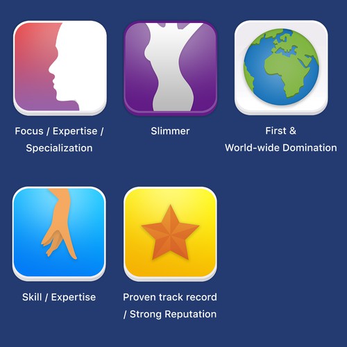 Design 10-13 icons to represent the TOP reasons to trust DR. FREEZE Design von Zennn