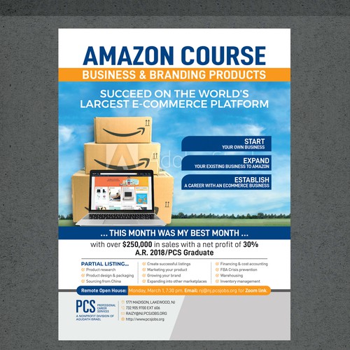 Amazon Business and Branding Course Ontwerp door inventivao