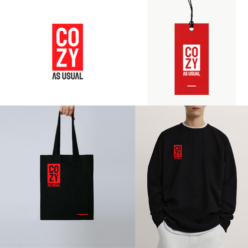 Loungewear Logo for Cozy Clothing line attracts unisex Diseño de whelastudio