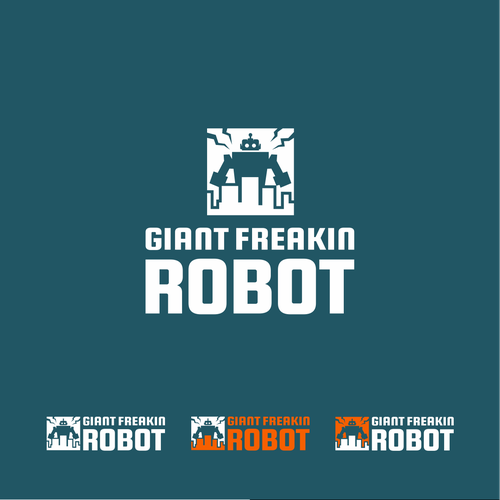 Minimalist, Classy Giant Robot Logo Wanted Diseño de BrandingDesigner