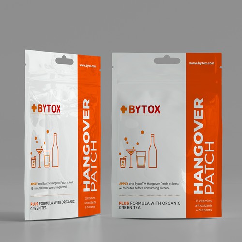 Powerful new packaging design for a hangover/wellness patches with sleek  design that stands out, Product packaging contest