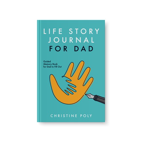 Journal cover that will attract people to write about their life/dreams/hopes with a pen Design by Spike Spiegel