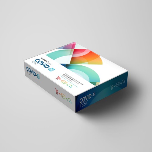 Design a box for convenient at home diagnostic testing Diseño de sougatacreative