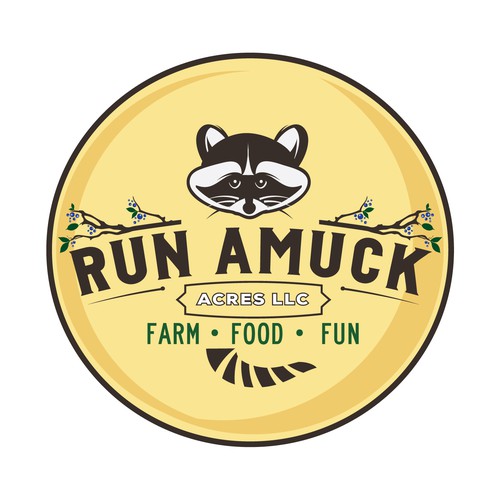 Logo for run amuck acres llc, Logo design contest