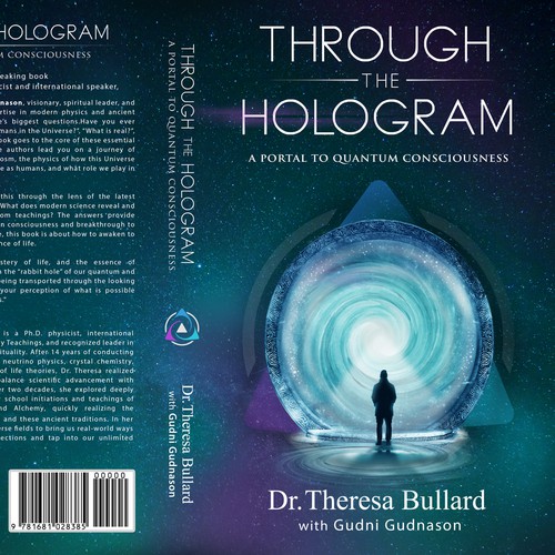 Futuristic Book Cover Design for Science & Spirituality Genre Réalisé par Master Jo
