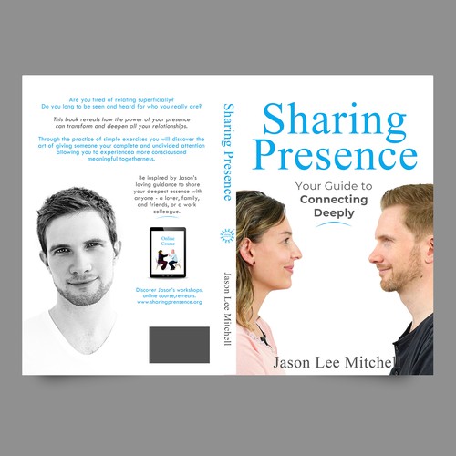 Mindfulness Book Cover on Sharing Presence Design by Yna