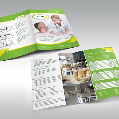 Create a fresh new brochure for La Vie Care - A subacute and frail care hospital goup Design by Alexandrina R