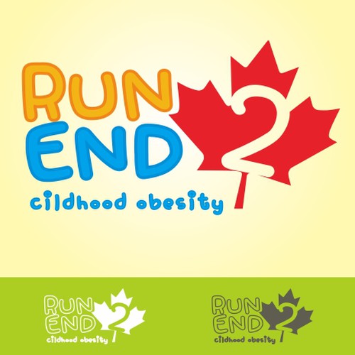 Run 2 End : Childhood Obesity needs a new logo Design por gnugazer