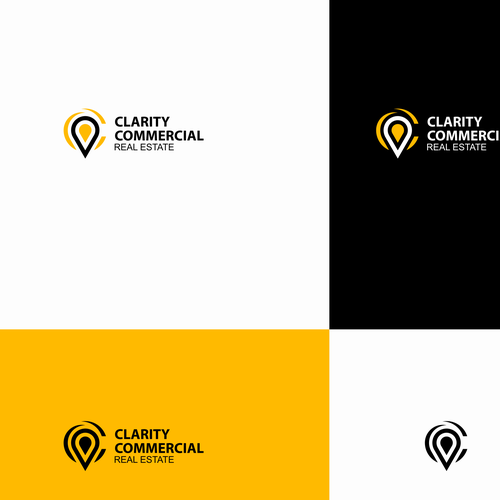 Logo + Brand Guide for Clarity Commercial Real Estate Design by Ronaldy