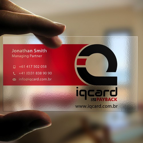 CartÃ£o IQCARD Design por Milos Djuric