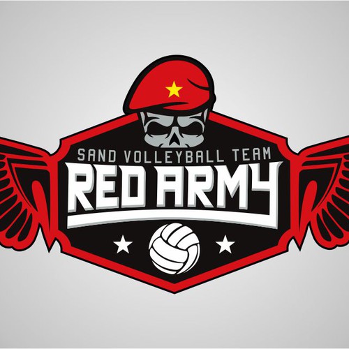 Create a cool, intense, captivating and intimidating logo for a Sports Team - RED ARMY Design by Mojo66