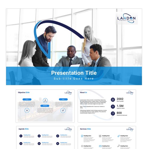 Courseware Presentation Decks - Global Technical Solutions Support Design by @Emily Anderson