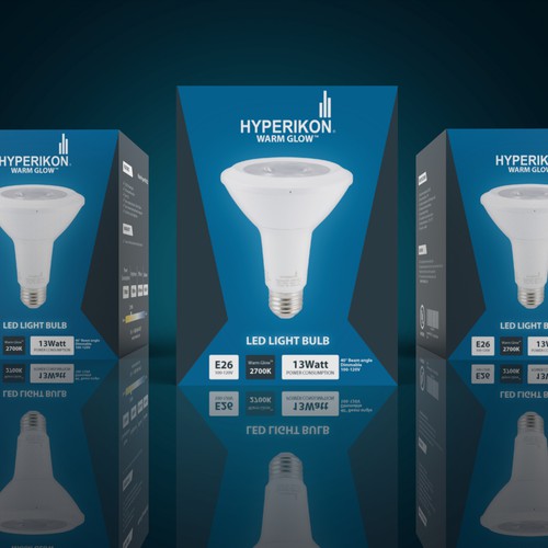 Packaging design for LED Light Bulb Design by NID3D