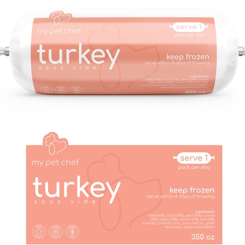 Premium Fresh Dog Food Design by Totoya