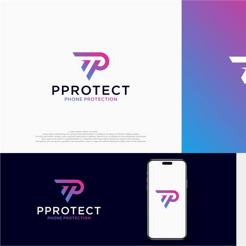 PPROTECT (Phone protect logo) (mobile cases and screen protectors) Design by L A T O