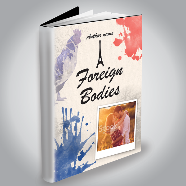 Design by Chrysa titled "foreign bodies (cover book)"