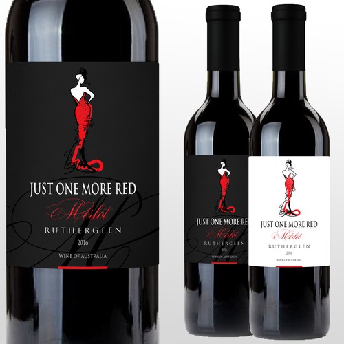 Wine Labels For A New Brand Called Just One More Red Product Label Contest 99designs