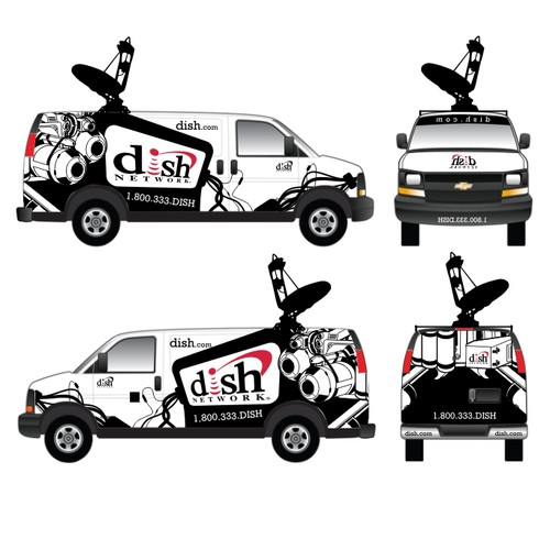 V&S 002 ~ REDESIGN THE DISH NETWORK INSTALLATION FLEET Design by NEX Creative