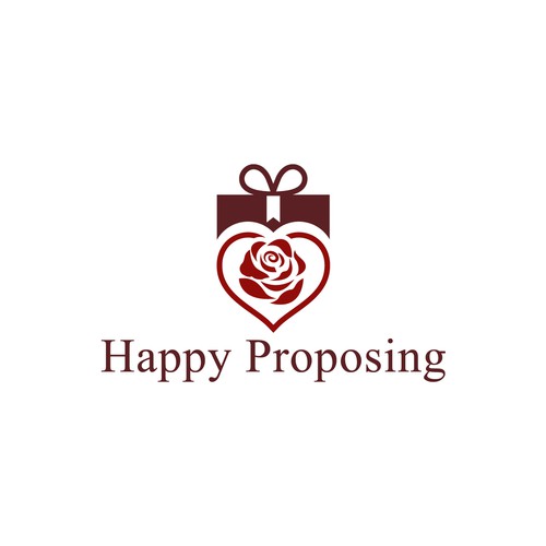 Design a romantic logo that appeals to men for a company that helps plan marriage proposals Design by ✅ LOGO OF GOD ™️