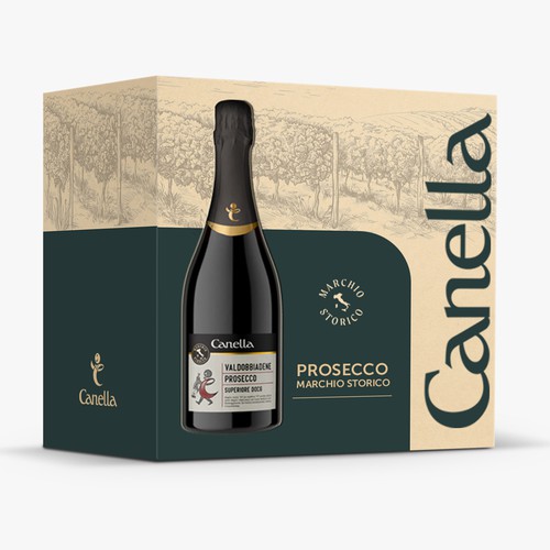 NEW CASE for Prosecco DOCG "MARCHIO STORICO" Design by Rajith Shantha