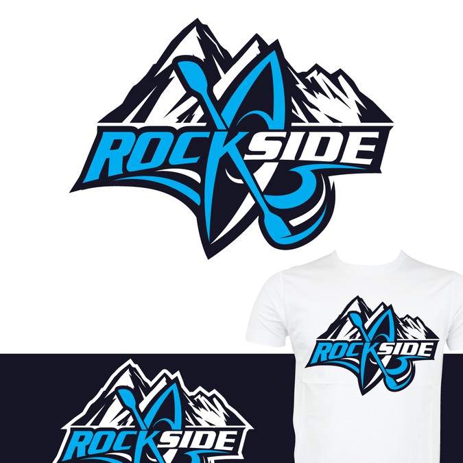 Create a logo for a canoe & kayak brand named Rockside Logo design contest