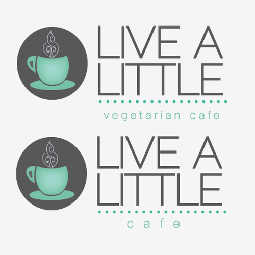 Create the next logo for Live a litte Réalisé par r.c