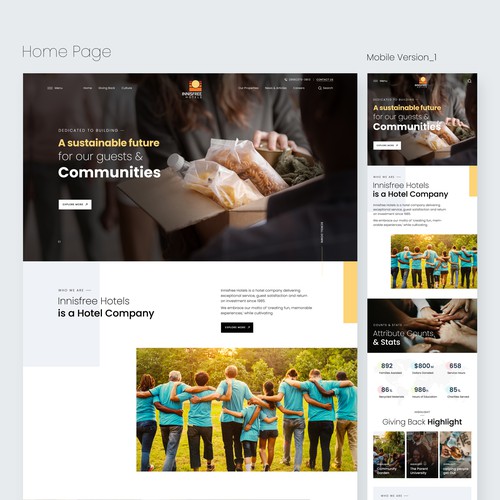 Designs | Design tech forward hotel management website for eco ...