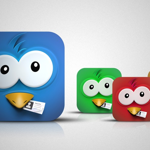 iOS app icon design for a cool new twitter client Réalisé par Cerpow