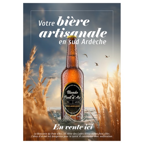 Poster for craft beer Design by Alexandr Cerlat